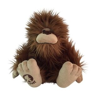Aurora Bigfoot Plush 12" Brown Shaggy Sasquatch Joshua Tag Sitting 2021